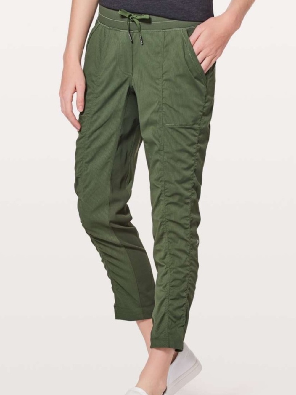 Lululemon Street To Studio Pant II Unlined 28" Barracks Green 6